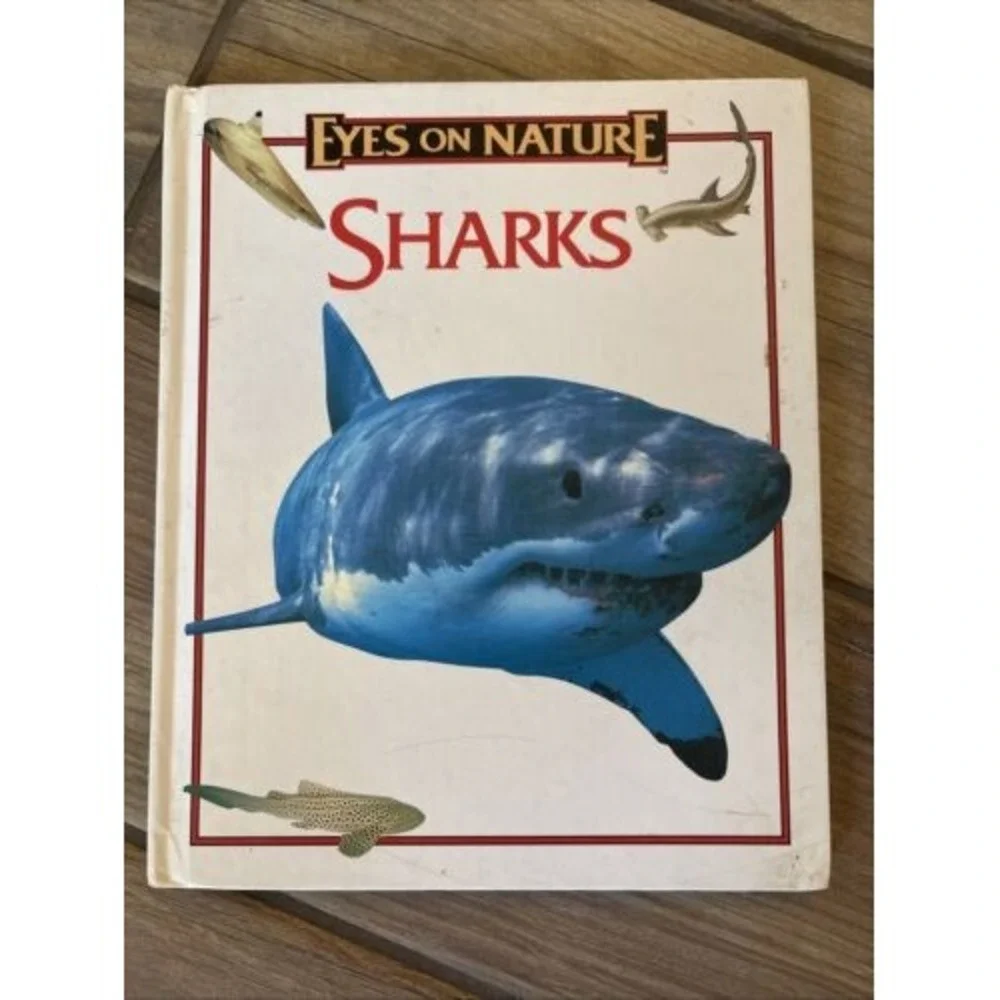 Eyes on Nature Sharks Kids Books Incorporated 1995 Hard Cover‎ Book Pre-owned